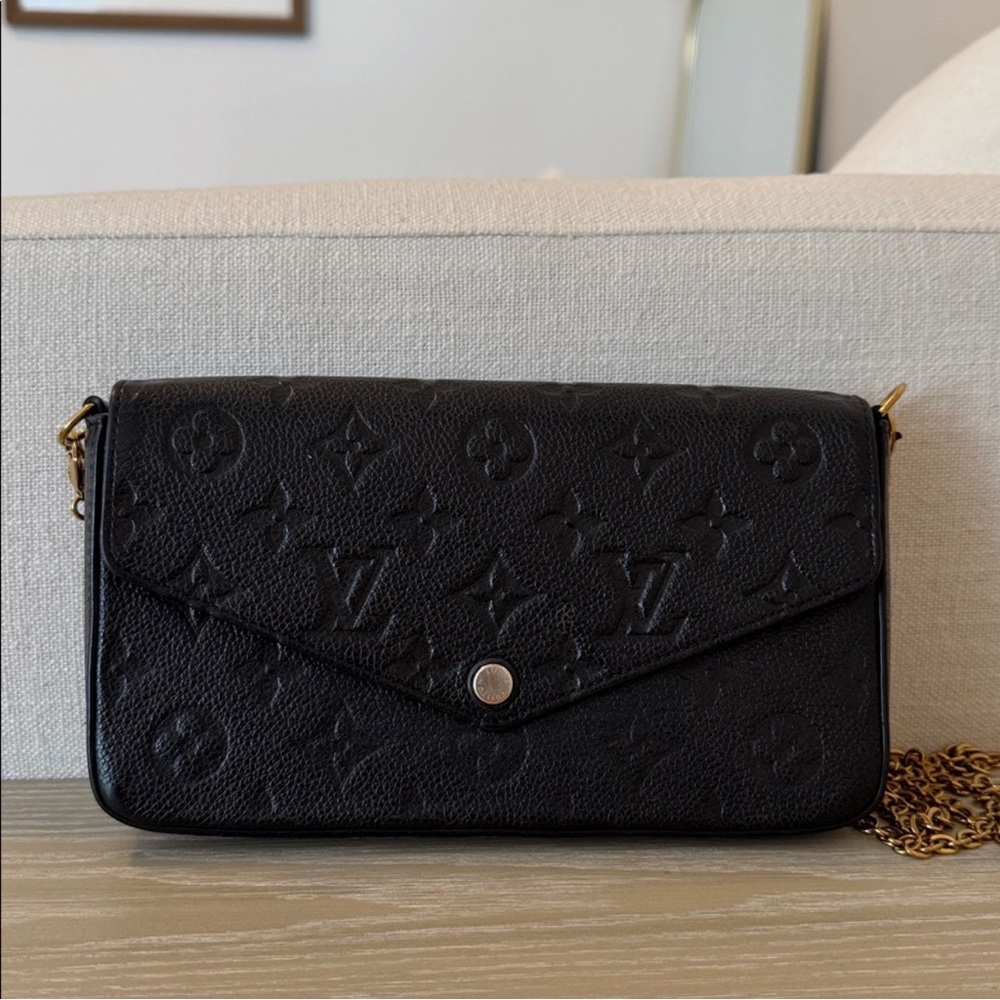 LV Black Pochette Félicie
